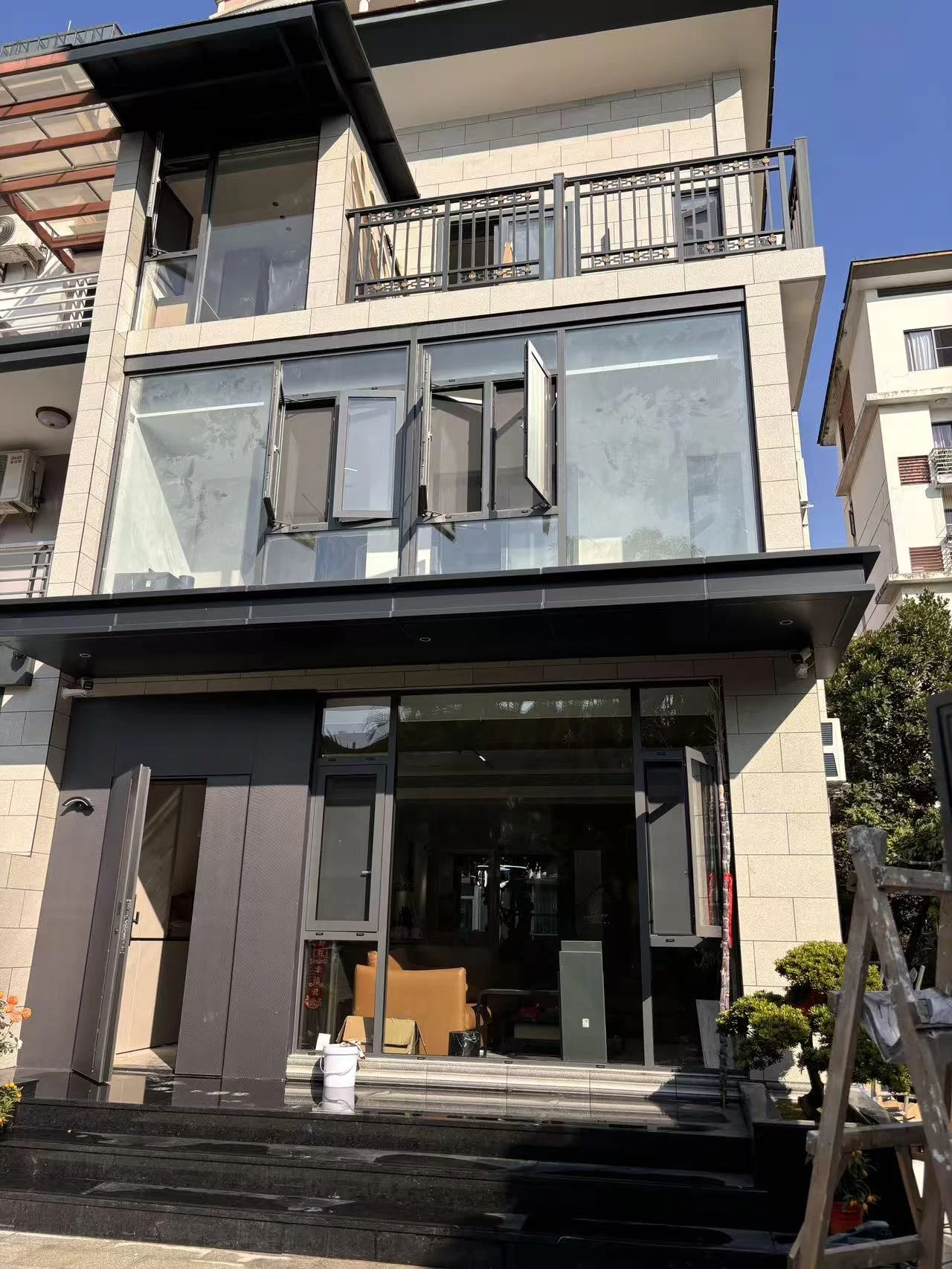圣淘沙南湾别墅建筑外部全景实景